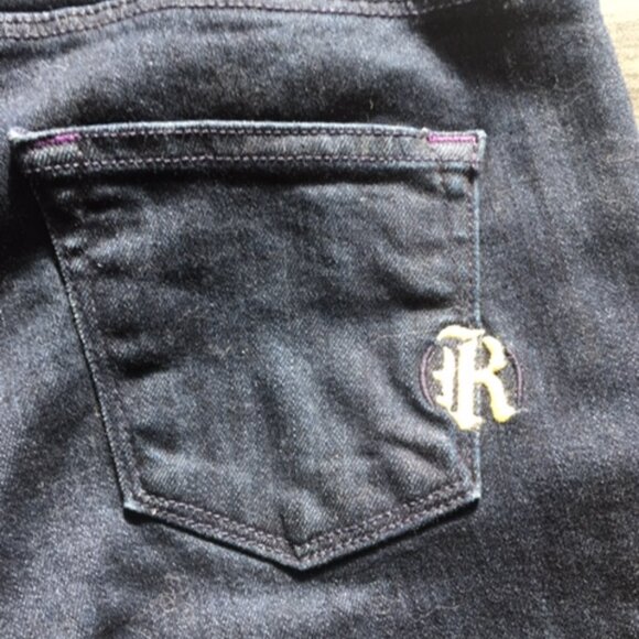 Rich and Skinny dark denim mid rise, skinny jeans size 24/25 - Picture 6 of 9